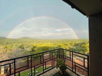 Rainbow at Kudu Valley Safari Lodge South Africa