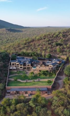 Arial view of Kudu Valley Safari Lodge